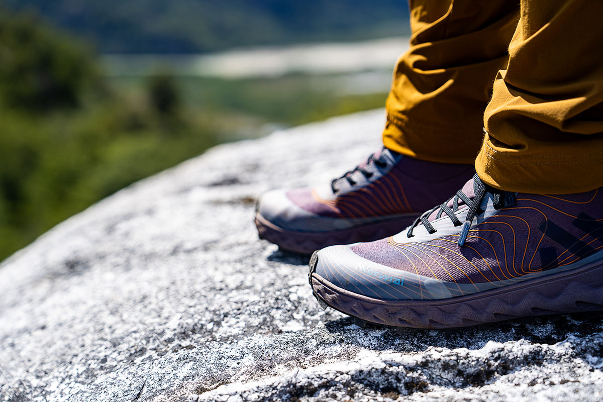 Nnormal Tomir Waterproof hiking boots (closeup of front)